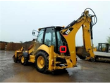 Стекло заднее нижнее (закаленное) для экскаватора-погрузчика Caterpillar 428 e/432e/ 434e/444e 2006 (арт.010)