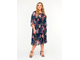 Женская одежда - Вечернее, нарядное платье из шифона  Арт. 1618802 (Цвет мультиколор) Размеры 52-78