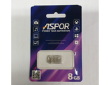 2100000000340 Flash Drive 8G USB  2.0 Aspor КОРОТКАЯ!