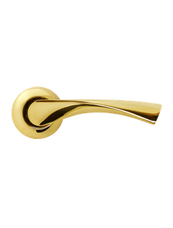 Дверные ручки RUCETTI RAP 1 PG Цвет - Золото