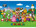 Огромный постер Super Mario - Animated (100x140 см)