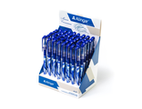 4680203057535   Ручка шариковая, Alingar, &quot;FANCY&quot; AL4423   (48 шт)  синяя, 0,7 мм., игольчатый наконечник, резиновый грип, цветной пластиковый корпус