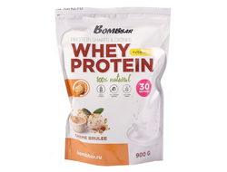 (BombBar) - Whey Protein - (900 гр) - (крем-брюле)