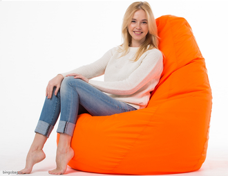 Кресло-мешок оранжевое (плащёвка)