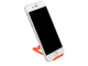 Подставка для телефона LuazON, складная, регулируемая высота, оранжевая, пластик 3 х 7 х 6 см