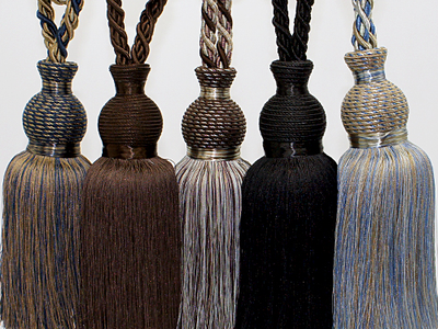 Арт. 2015-27 NEW. Небольшая кисть для портьер мелким оптом, 66 см