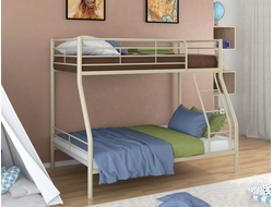 Двухъярусная металлическая кровать Гранада - 2 Бежевая
