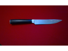 Кухонный нож №2 &quot;Универсал&quot; из Х12МФ (полная взрезка), рукоять из граба