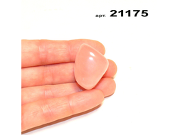 Розовый кварц натуральный (галтовка) арт.21175: 20,5г - 30*22*20мм