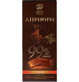 Шоколад горький Априори 75% 72г