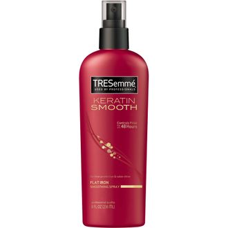 Термозащита для волос TRESemme Keratin Smooth Flat Iron Spray.