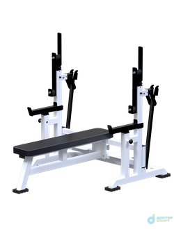 Скамья для пауэрлифтинга домкратная