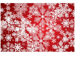 Бумага упаковочная глянцевая "Снегопад", 50 х 70 см, 1 лист