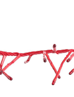Гирлянда "Фейерверк", 200 светодиодов, 2 м, соединяемая (до 5 шт.), красный