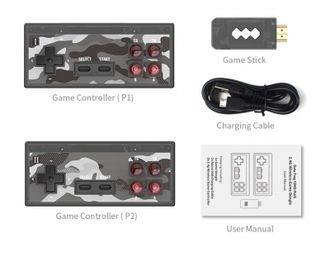 Приставка-флешка 8 бит HDMI Беспроводные контроллеры и  встроенных 620 игры