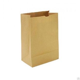 Бумажный пакет БЕЗ ручек Крафт ECO BAG (26*15*34 см), 1 шт