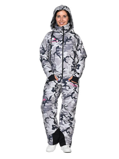 Зимний комбинезон женский Snow headquarter BB-0215 Серый