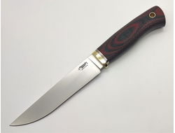 Нож Длинный Джек Эксперт N690 красно-черная микарта