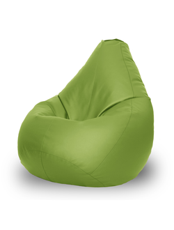 Кресло мешок груша Boss ЭкоКожа зелёный