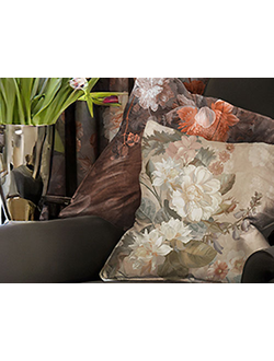 FA1061.  Старинные розы в дизайне элитных тканей для штор