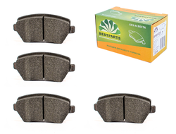 Колодки тормозные Renault Duster 1.6 Nissan Tiida LADA Largus Vesta с ABS передние BESTPARTS BP001325