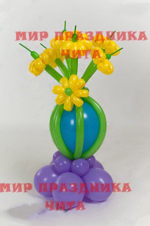 Букет ромашки в вазе Букет ромашки в вазе