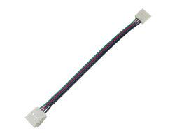 Коннектор Ecola 15см зажим-зажим 4-х конт SMD5050 RGB (цена за уп. 3шт.) SC41C2ESB