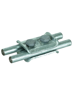 307000 Параллельный соединитель для одинаковых проводников Rd=7-10мм St/tZn-St/tZn