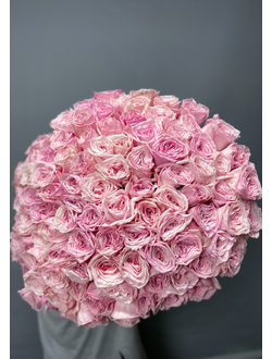 Pink O'Hara, пионовидная роза, пионовая роза, большой букет роз, розовые розы, цветы любимой
