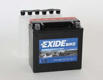 Аккумулятор EXIDE ETX14AH-BS (YB14-BS, YTX14AH, YTX14AH-BS)