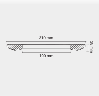 Розетка 1.56.052 d31см