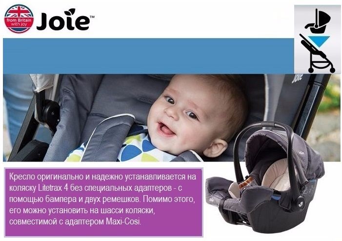 В комплекте с Joie Litetrax 4 вы получаете полезный аксессуар – органайзер