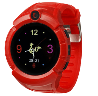 Детские часы Smart Baby Watch с GPS Q360 I8 - красные