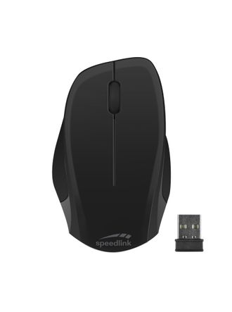 PC Мышь беспроводная Speedlink Ledgy Mouse Silent, black-black (SL-630015-BKBK)