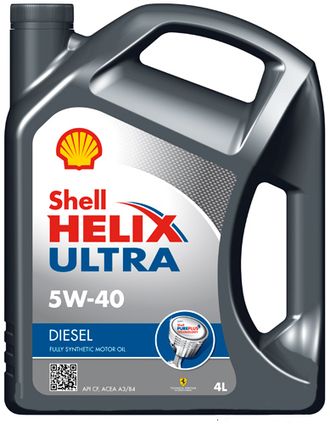 Масло моторное Shell Helix Ultra DIESEL 5W40 синтетическое 4 л.