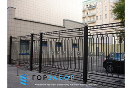 Кованый забор с установкой под ключ в Москве