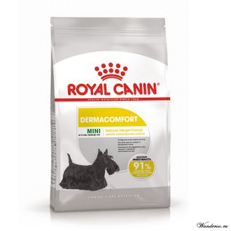 Royal Canin Mini Dermacomfort Роял Канин Мини Дермакомфорт корм  для собак собак мини пород при раздражениях и зуде, 1 кг