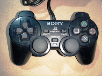 №006 "Midnight Black" Оригинальный SONY Контроллер для PlayStation 2 PS2 DualShock 2