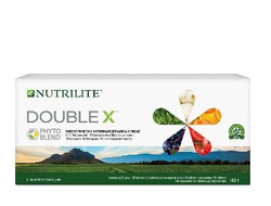 DOUBLE X,с витаминами,минералами и фитонутриентами,372 таб.(сменный блок,62 дня)