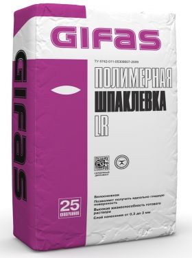 Шпаклевка полимерная GIFAS LR+  20 кг