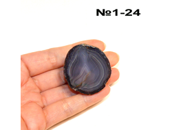 Агат натуральный (горбушка) Тиман №1-24: 37,0г - 40*36*20мм