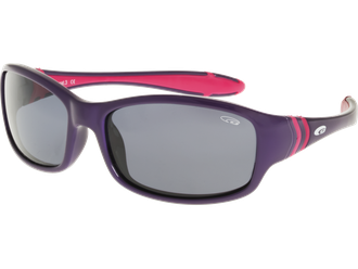 Детские солнцезащитные очки Goggle FLEXI E964-4 фиолетовые поляризационные