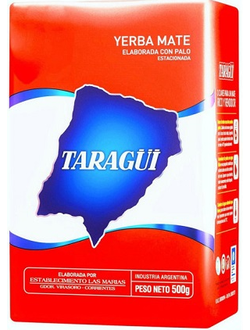Напиток этнический мате Taragui Con Palo (классический, с пылью и веточками), 0,5 кг