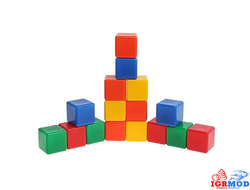 Набор кубиков 16 шт. цветные (Крошка Я) арт. 1200605