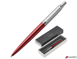 Ручка шариковая PARKER «Jotter Core Kensington Red CT», корпус красный, хромированные детали, синяя. 142379