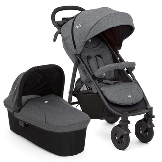 Joie Litetrax 4 Air коляска 3 в 1 автокресло Gemm + спальный блок Joie Ramble