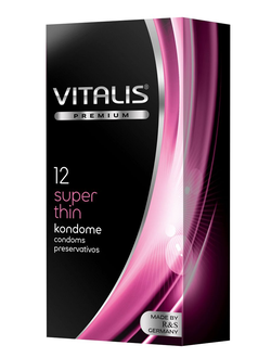 Ультратонкие презервативы VITALIS PREMIUM super thin - 12 шт. Производитель: R&S GmbH, Германия