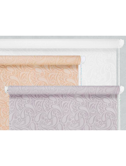 Рулонка стандартная на пластиковое окно с "огурцами" пейслей