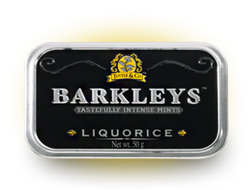 Леденцы BARKLEYS Mints – Лакрица  50гр (Нидерланды)