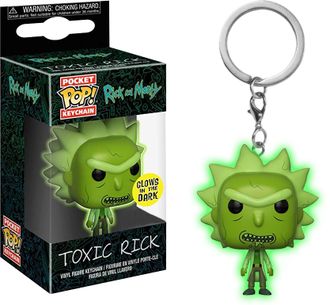 Брелок Funko Pocket POP! Keychain: Rick &amp; Morty: Toxic Rick GITD (Exc)